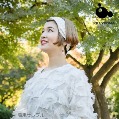 ショートヘアにもピッタリ!のヘアターバン