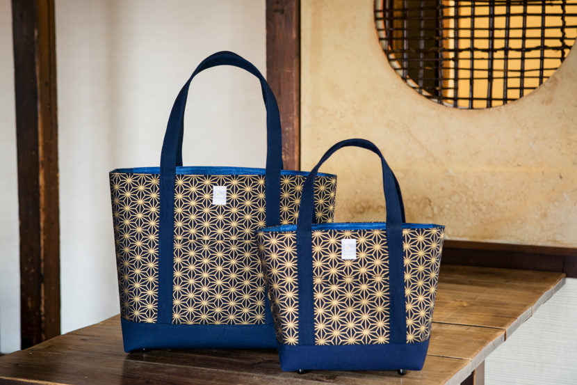 和装にもあうファスナートートバッグです