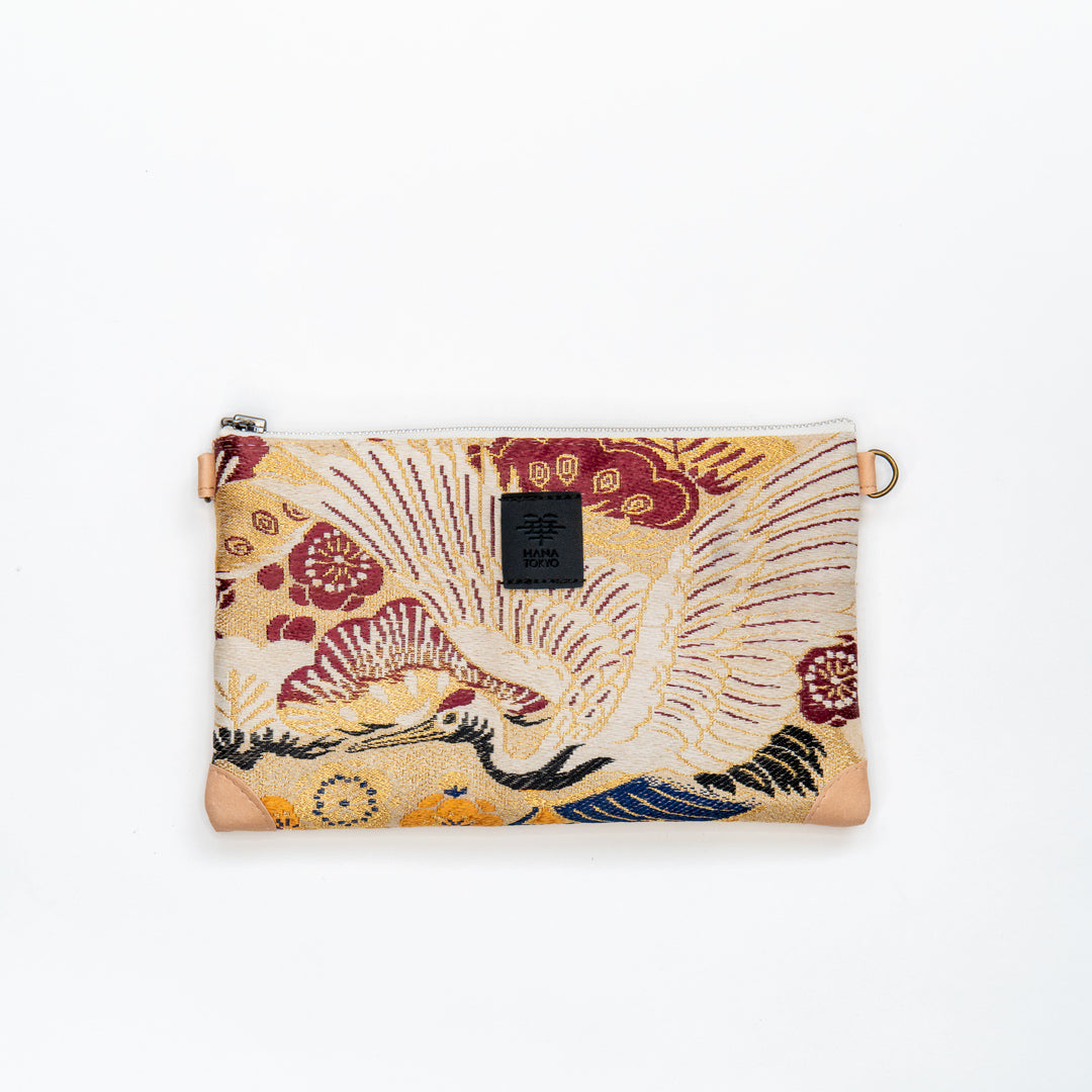 【HANA TOKYO】ポーチミディアム / 鶴03