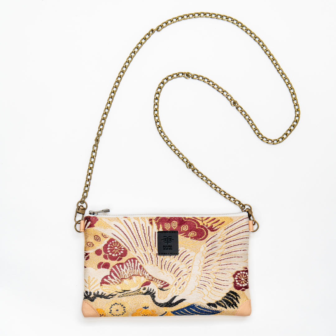 【HANA TOKYO】ポーチミディアム / 鶴03