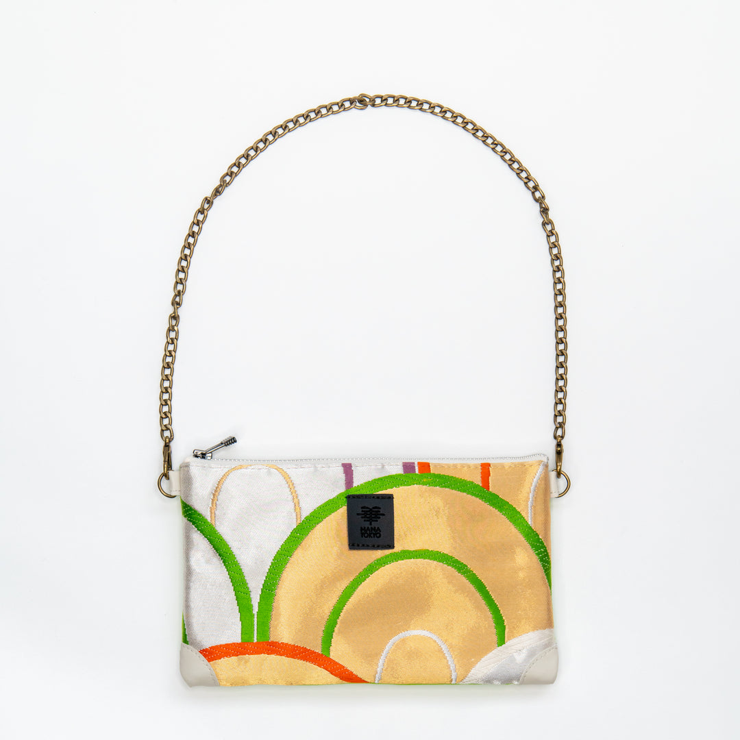 【HANA TOKYO】ポーチミディアム / 青海波01