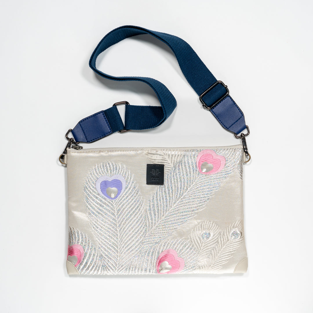 【HANA TOKYO】ポーチラージ / 孔雀羽シルバー