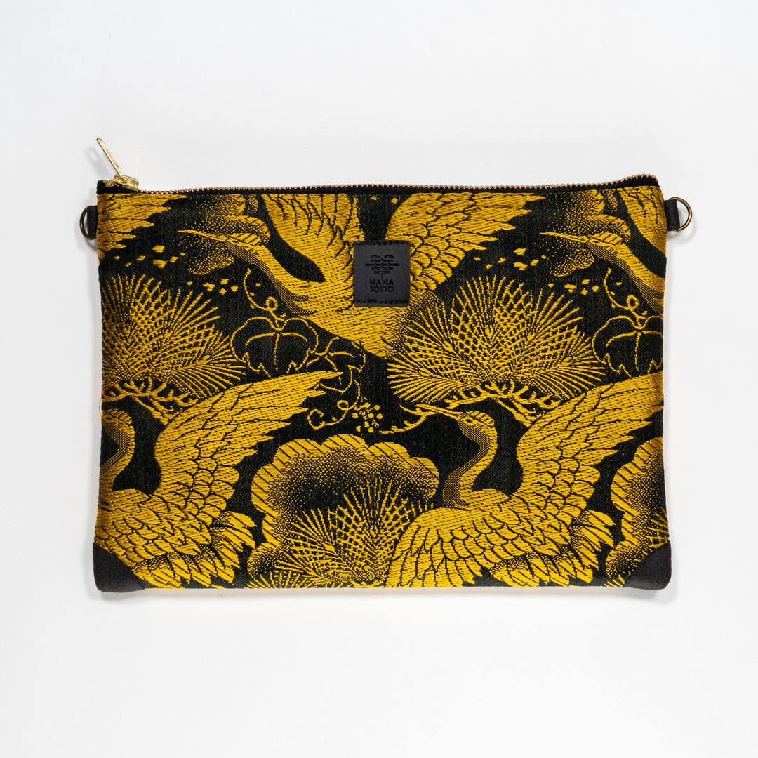 【HANA TOKYO】ポーチラージ / 鶴ゴールド