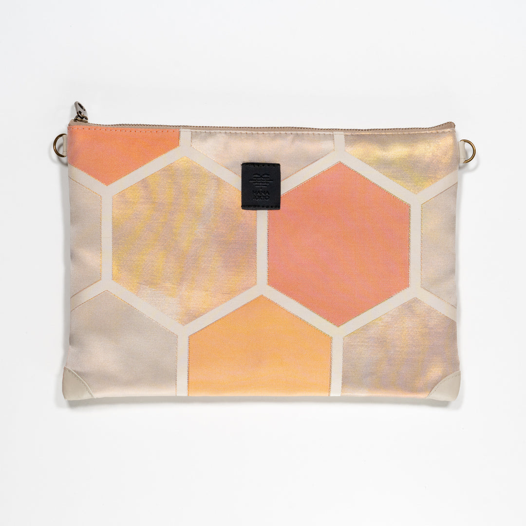 【HANA TOKYO】ポーチラージ / 亀甲オレンジ