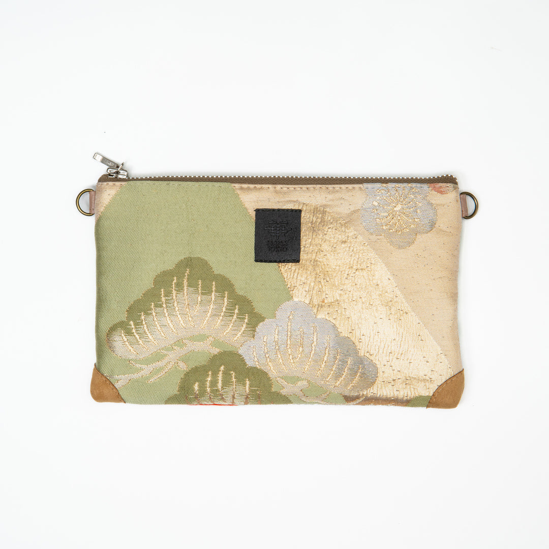 【HANA TOKYO】ポーチミディアム / 松グリーン