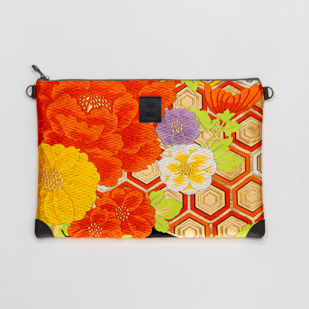 【HANA TOKYO】ポーチラージ / 花×亀甲