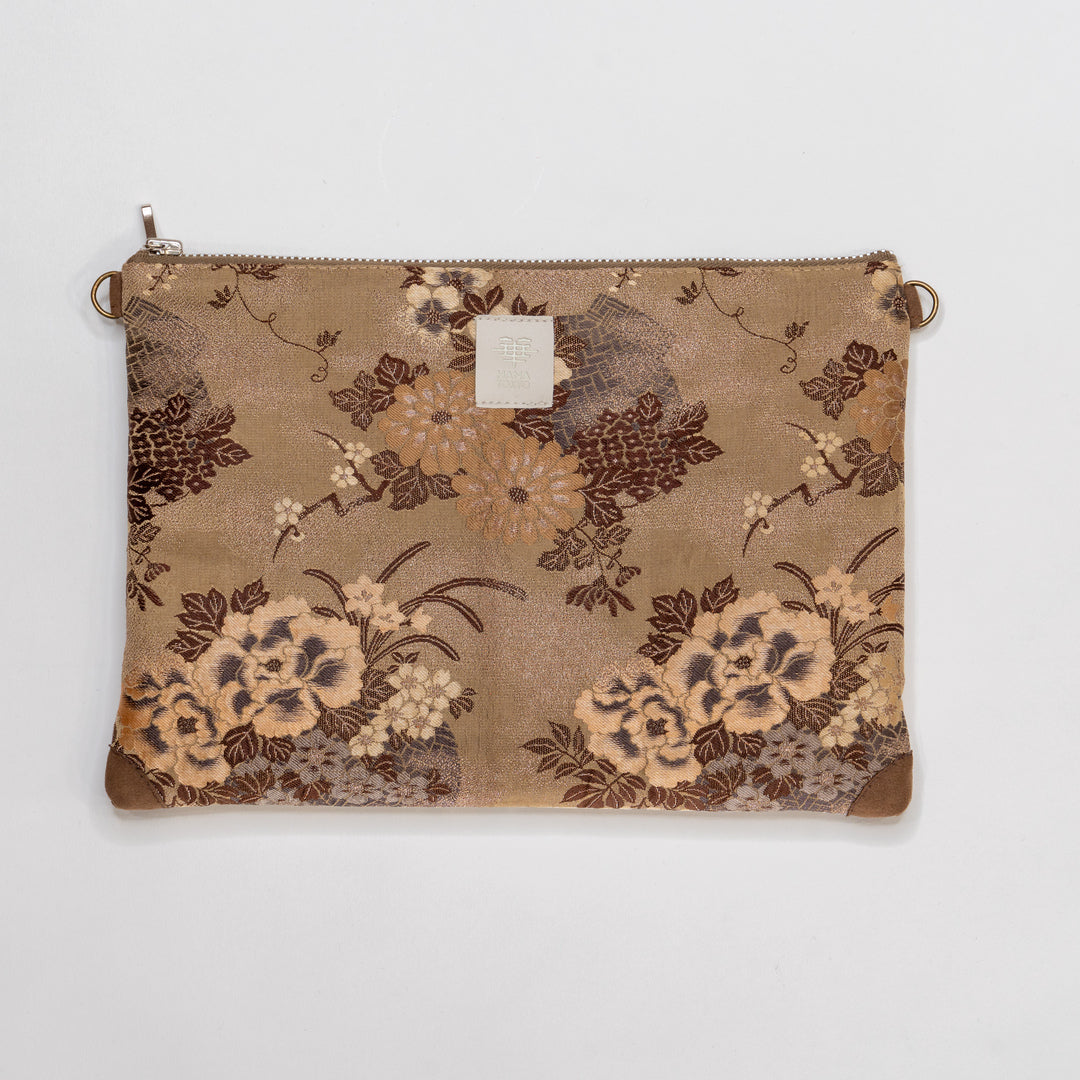 【HANA TOKYO】ポーチラージ / 花ブラウン