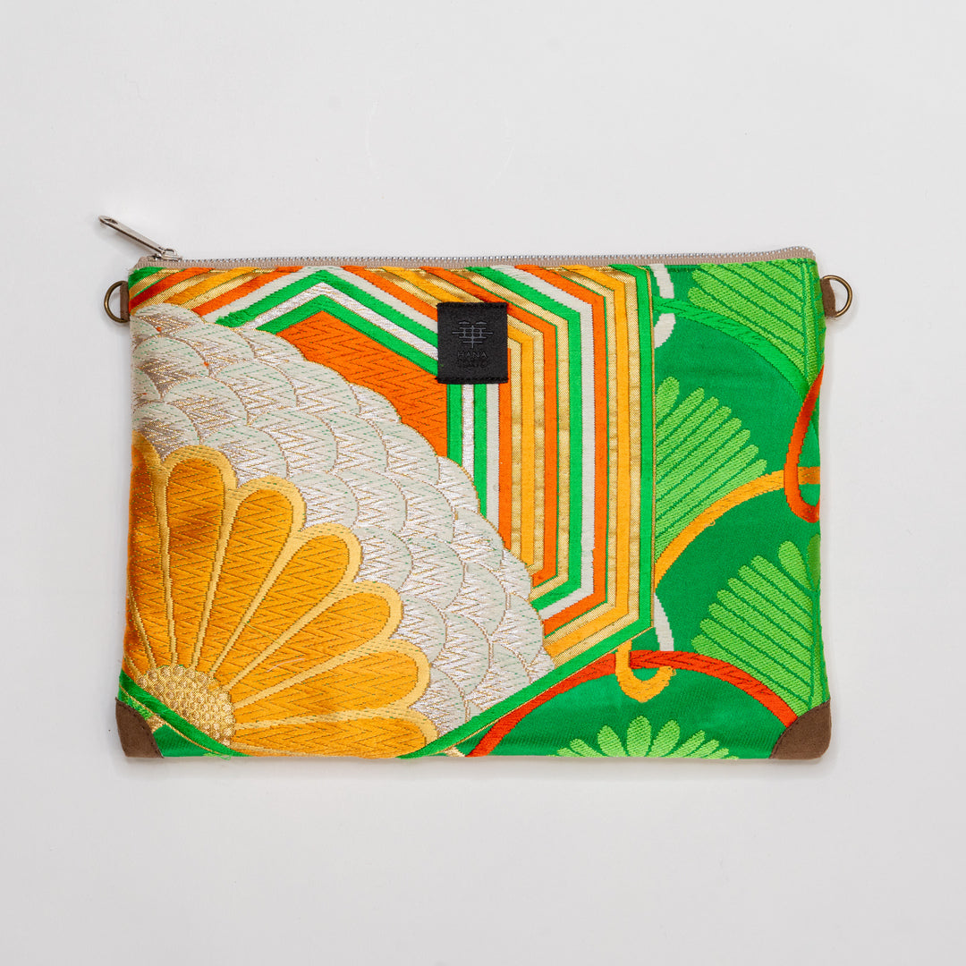 【HANA TOKYO】ポーチラージ / 亀甲グリーン