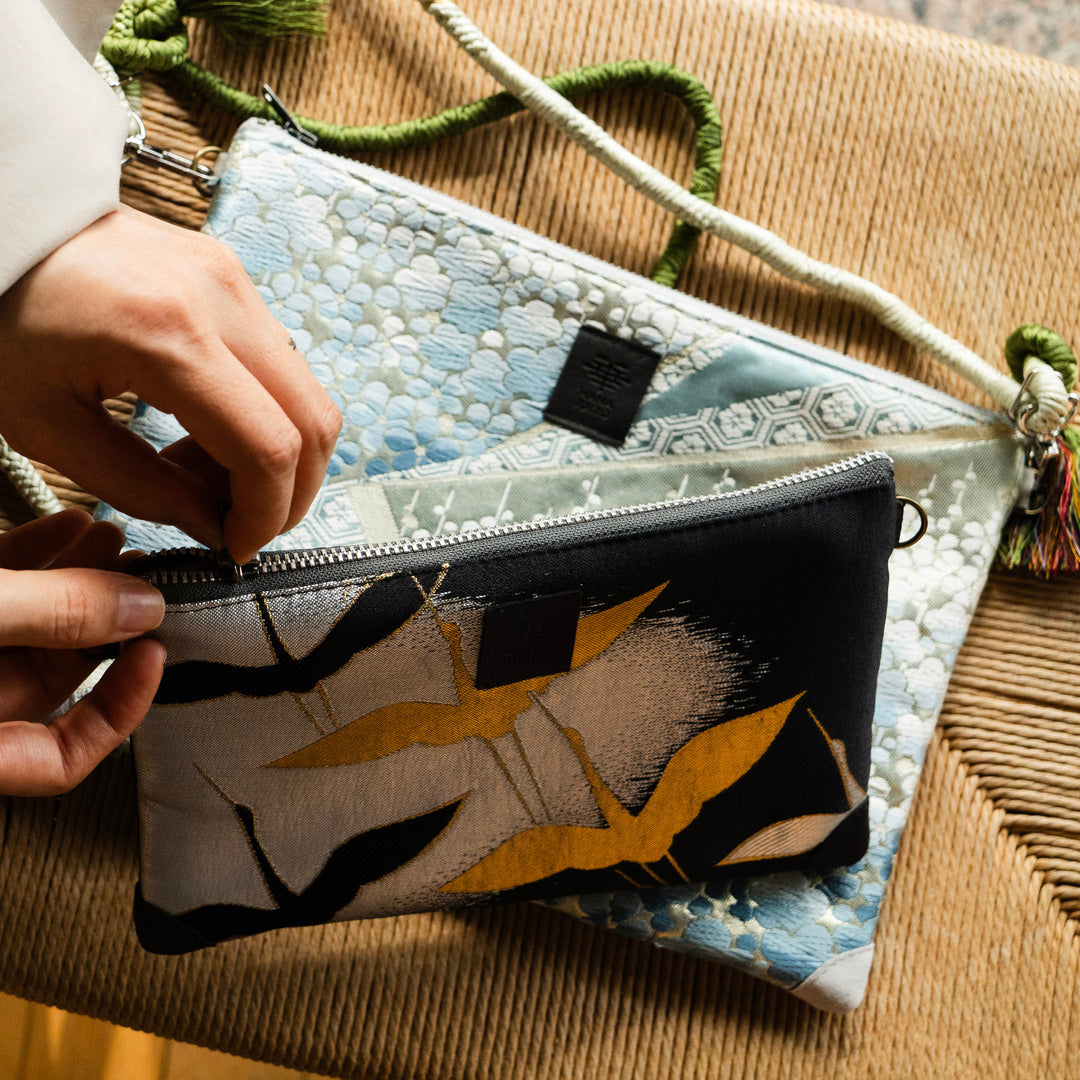 【HANA TOKYO】ポーチミディアム / 梅シルバー