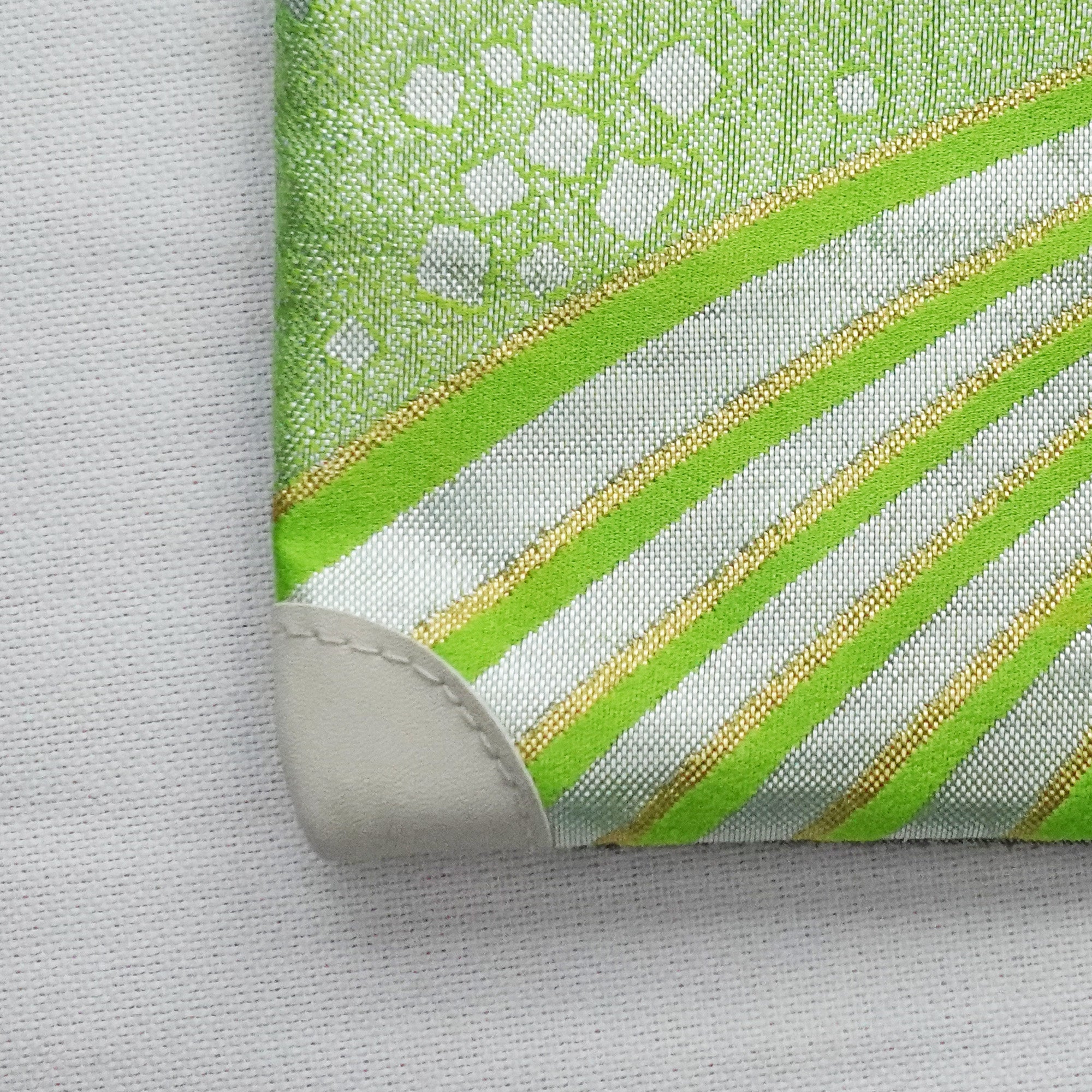 【HANA TOKYO】帯ポーチ ライトグリーン波