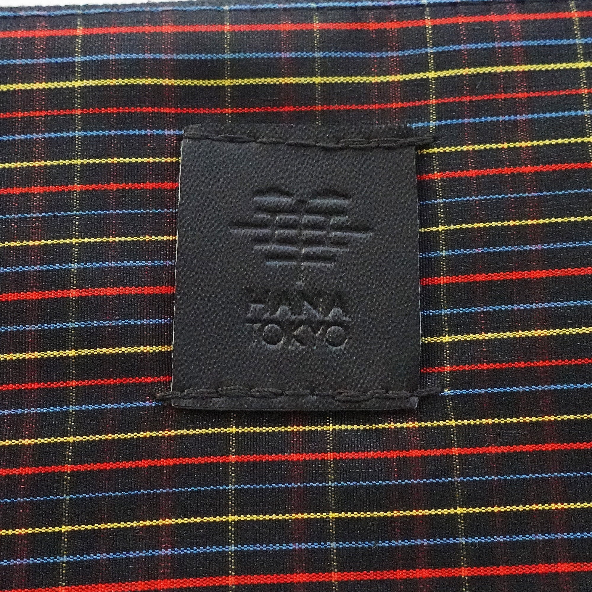 【HANA TOKYO】着物ポーチ ブラック格子1