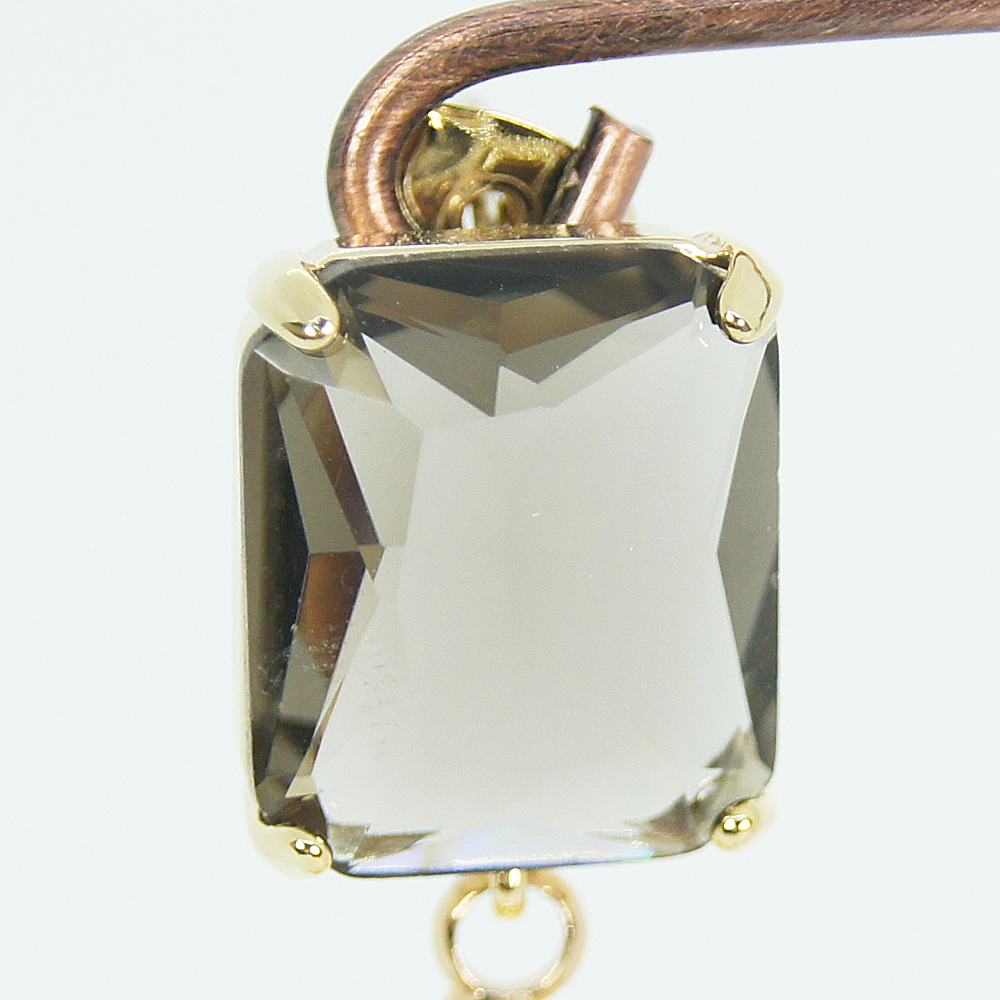 Ball eve (pierced earrings) black / brown / gray