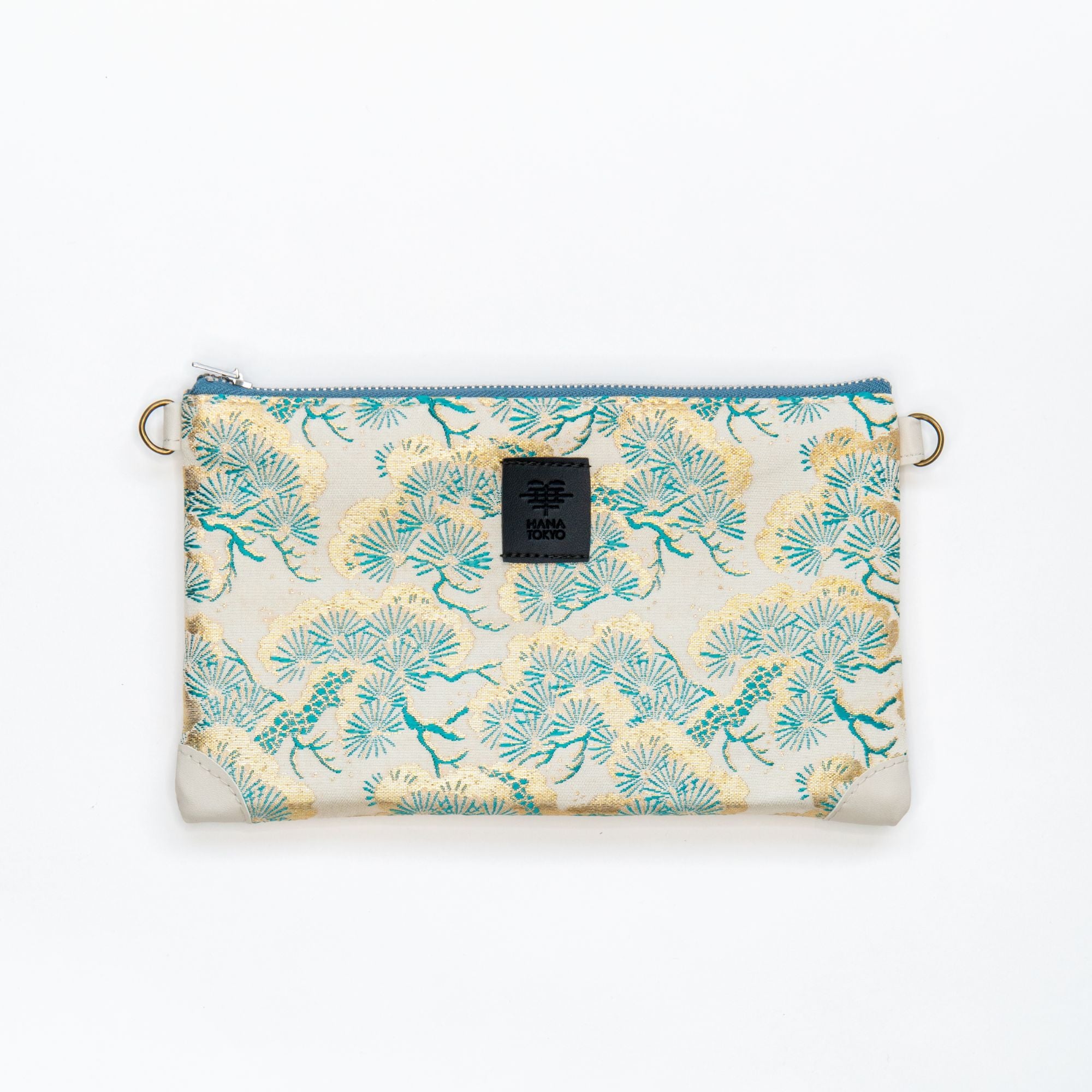 【HANA TOKYO】ポーチミディアム / 松 ライトブルー