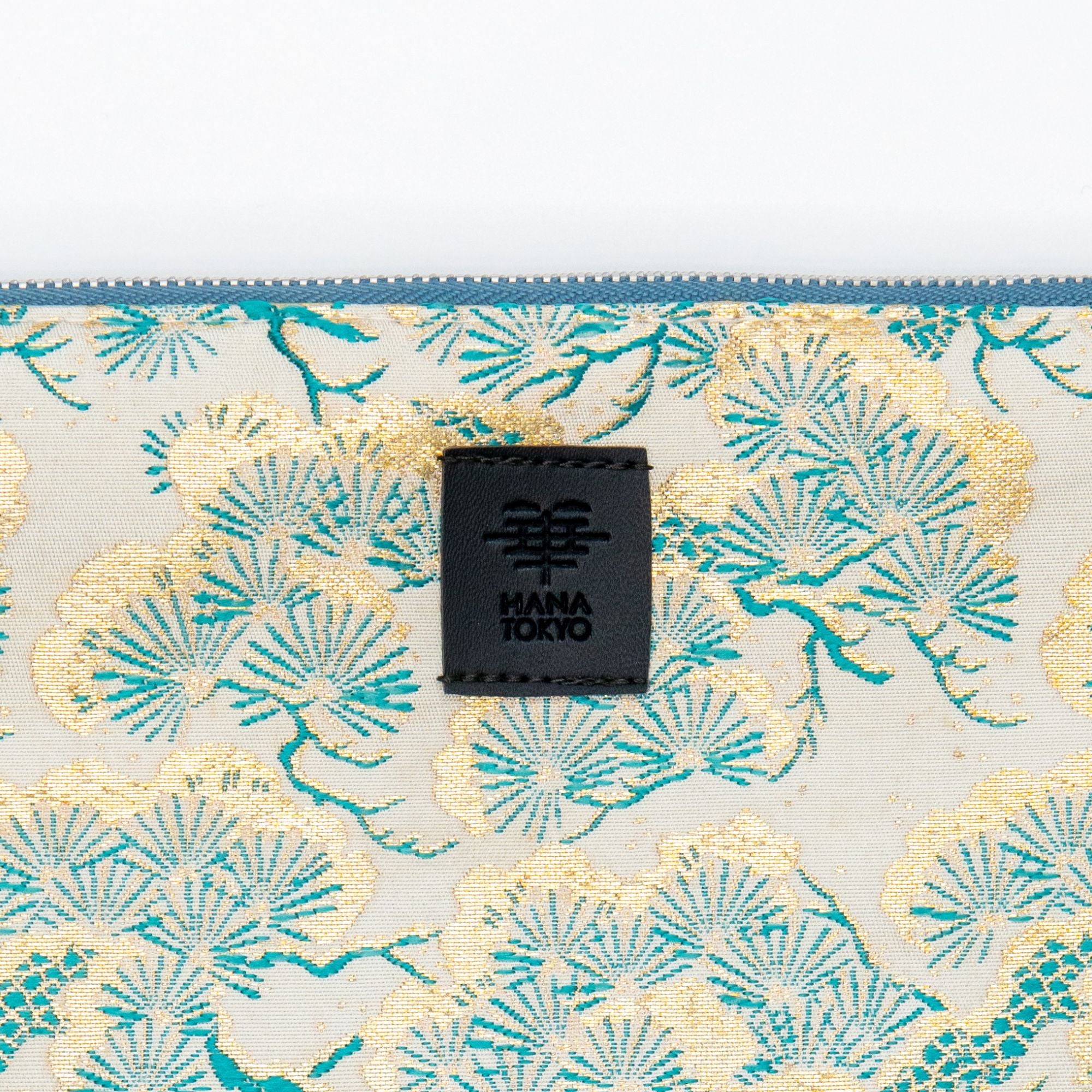 【HANA TOKYO】ポーチミディアム / 松 ライトブルー