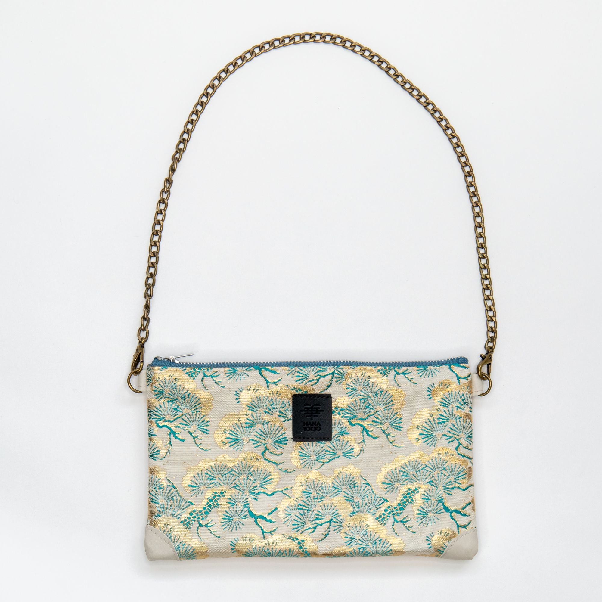 【HANA TOKYO】ポーチミディアム / 松 ライトブルー