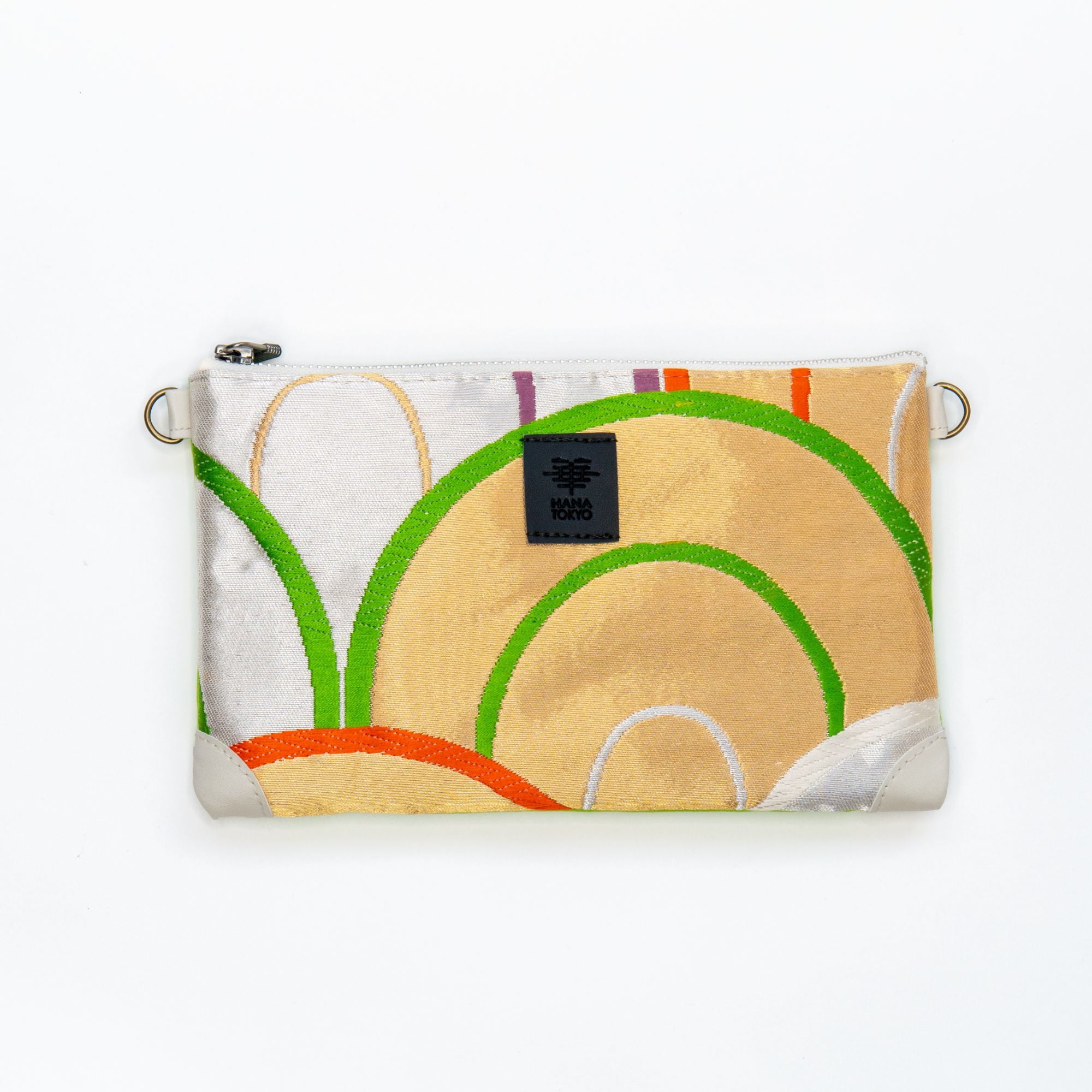 【HANA TOKYO】ポーチミディアム / 青海波 01