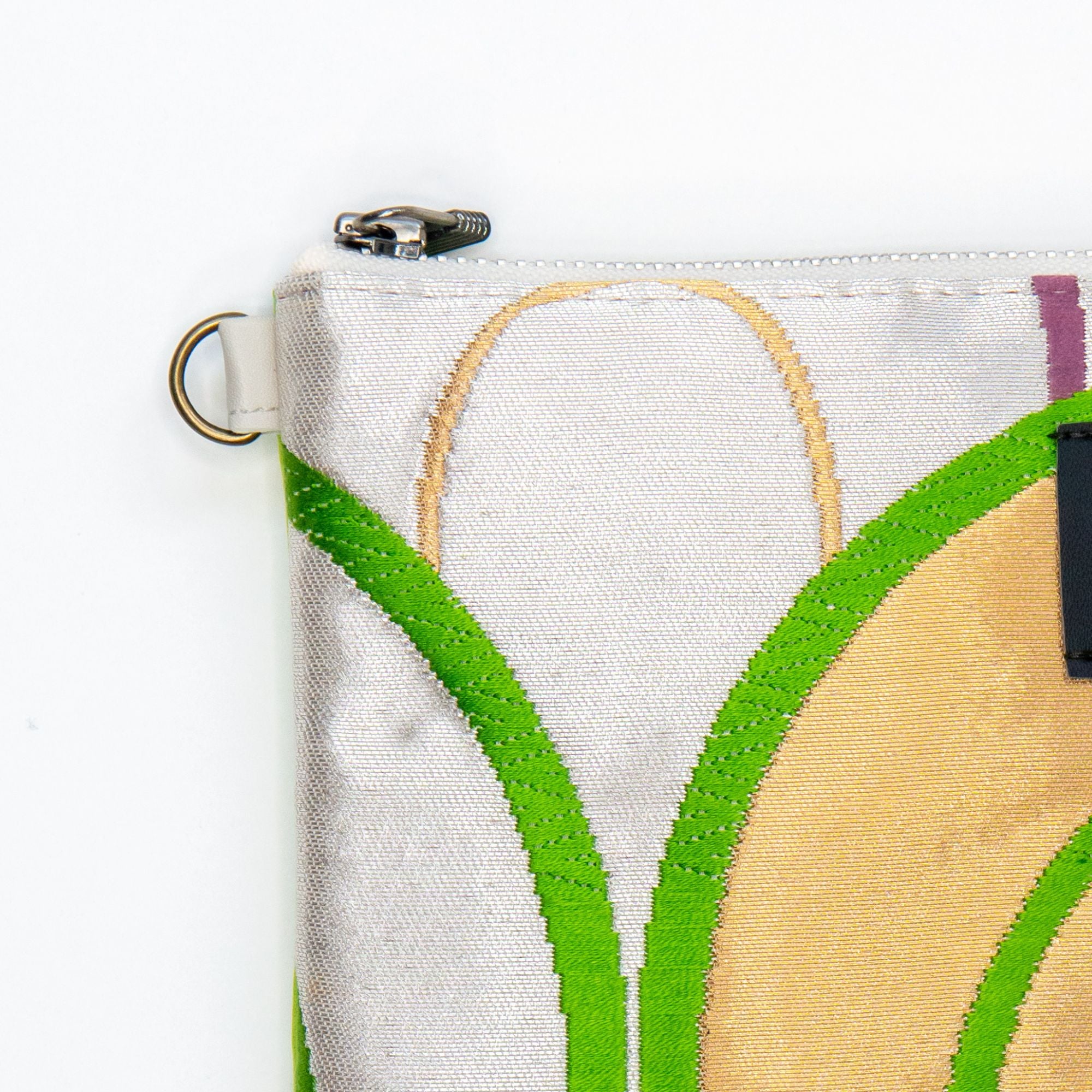 【HANA TOKYO】ポーチミディアム / 青海波 01