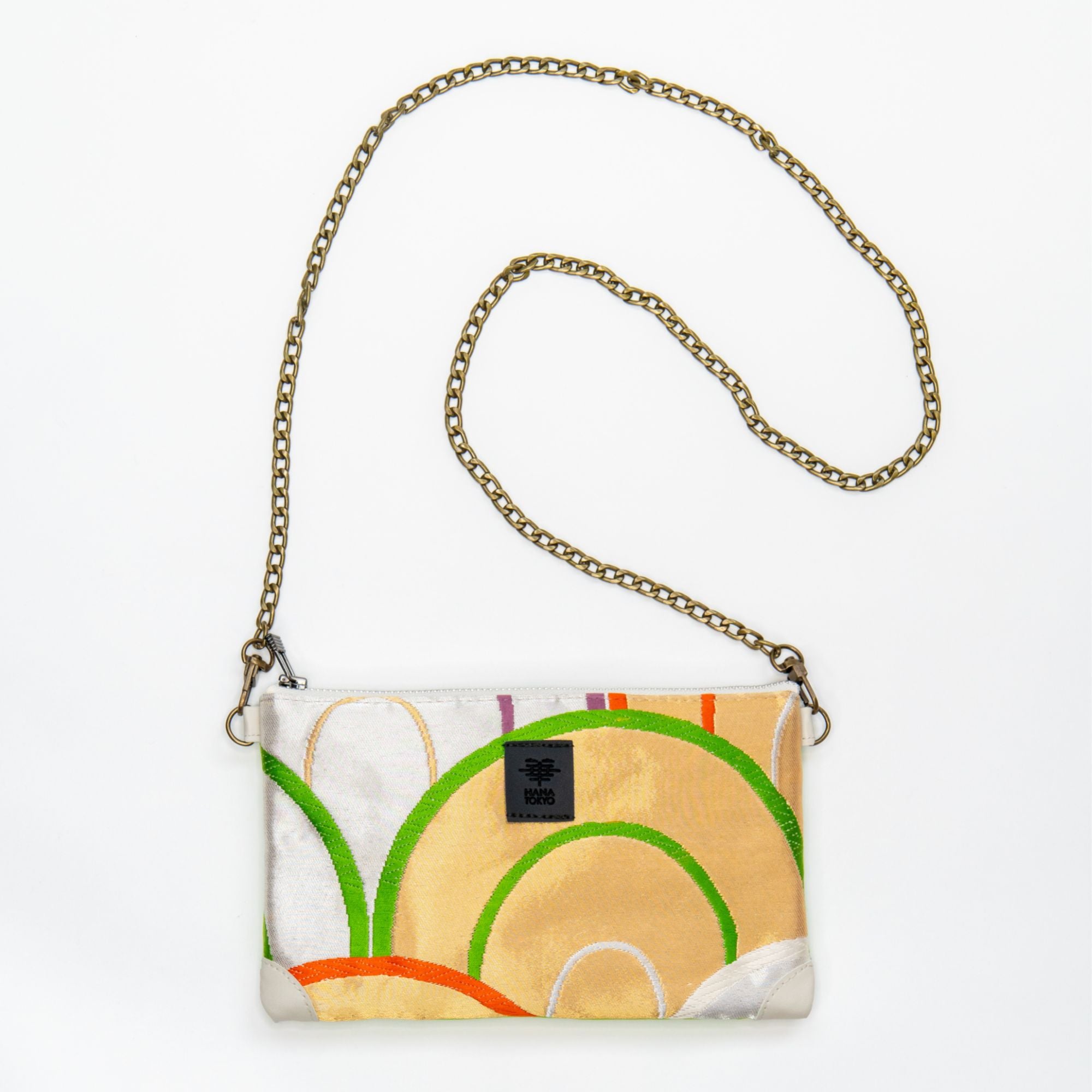 【HANA TOKYO】ポーチミディアム / 青海波 01