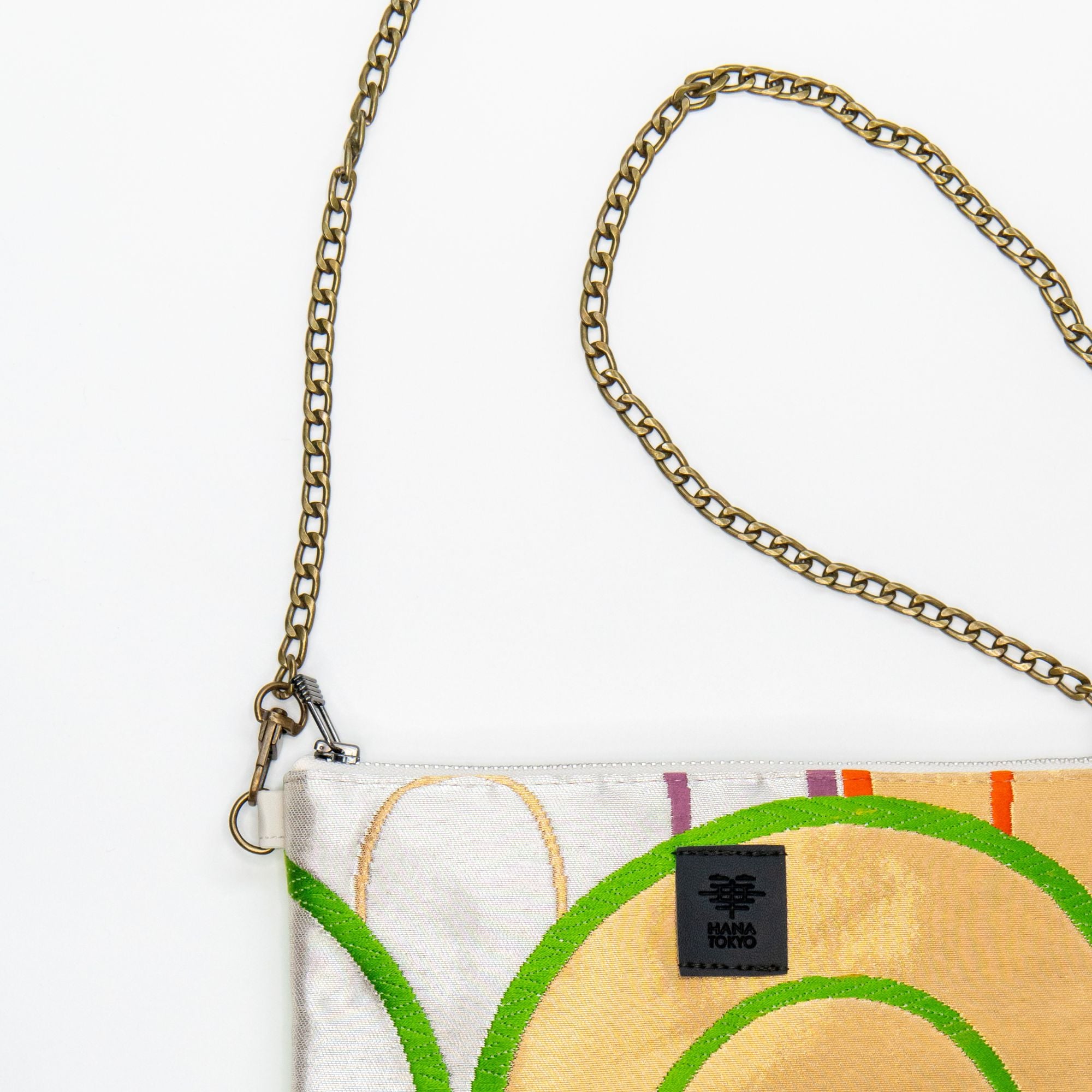 【HANA TOKYO】ポーチミディアム / 青海波 01