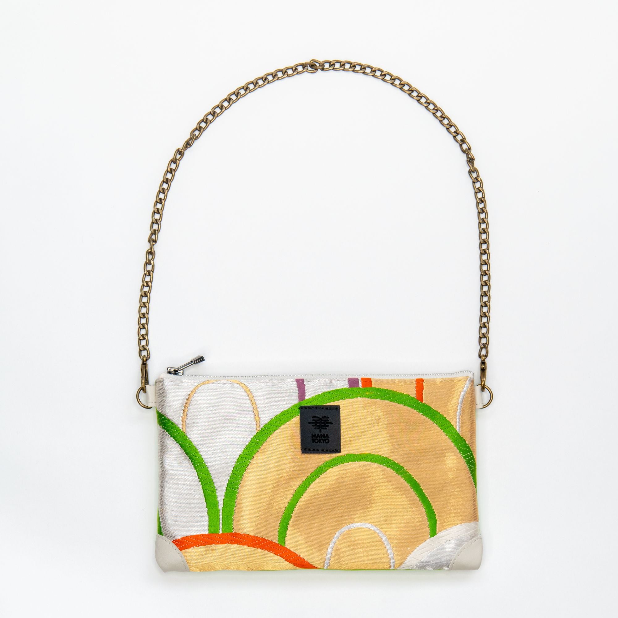 【HANA TOKYO】ポーチミディアム / 青海波 01