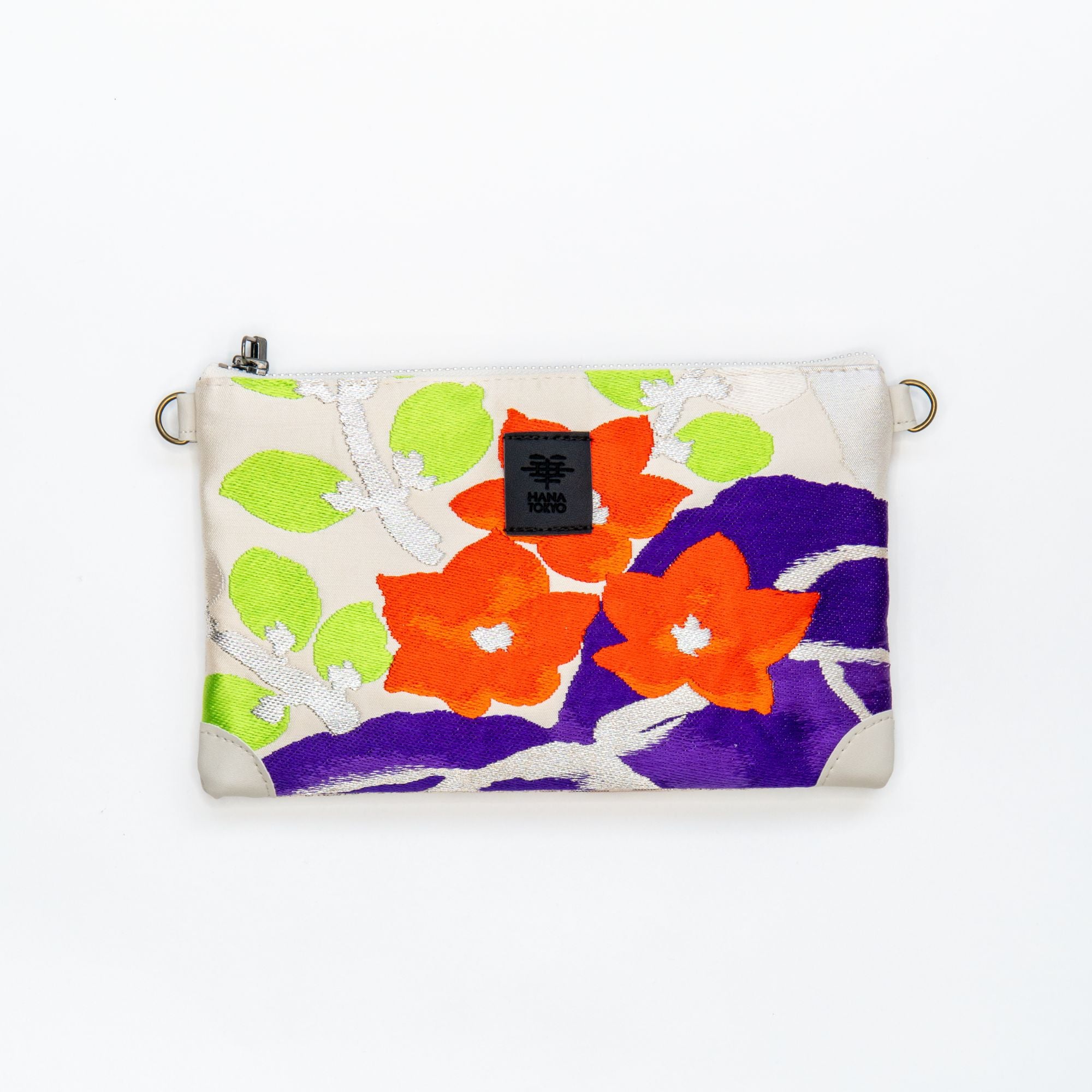 【HANA TOKYO】띠 파우치 블랙×골드・사야형