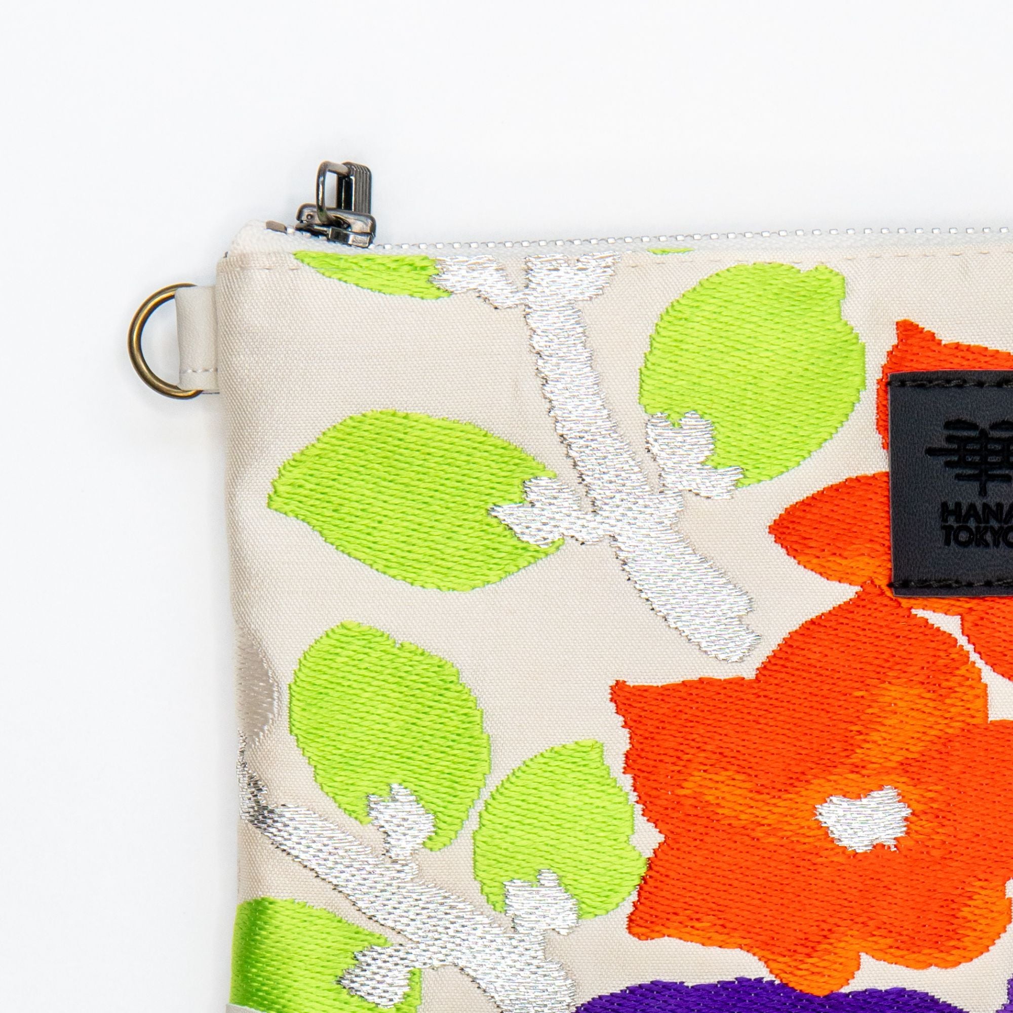 【HANA TOKYO】띠 파우치 블랙×골드・사야형