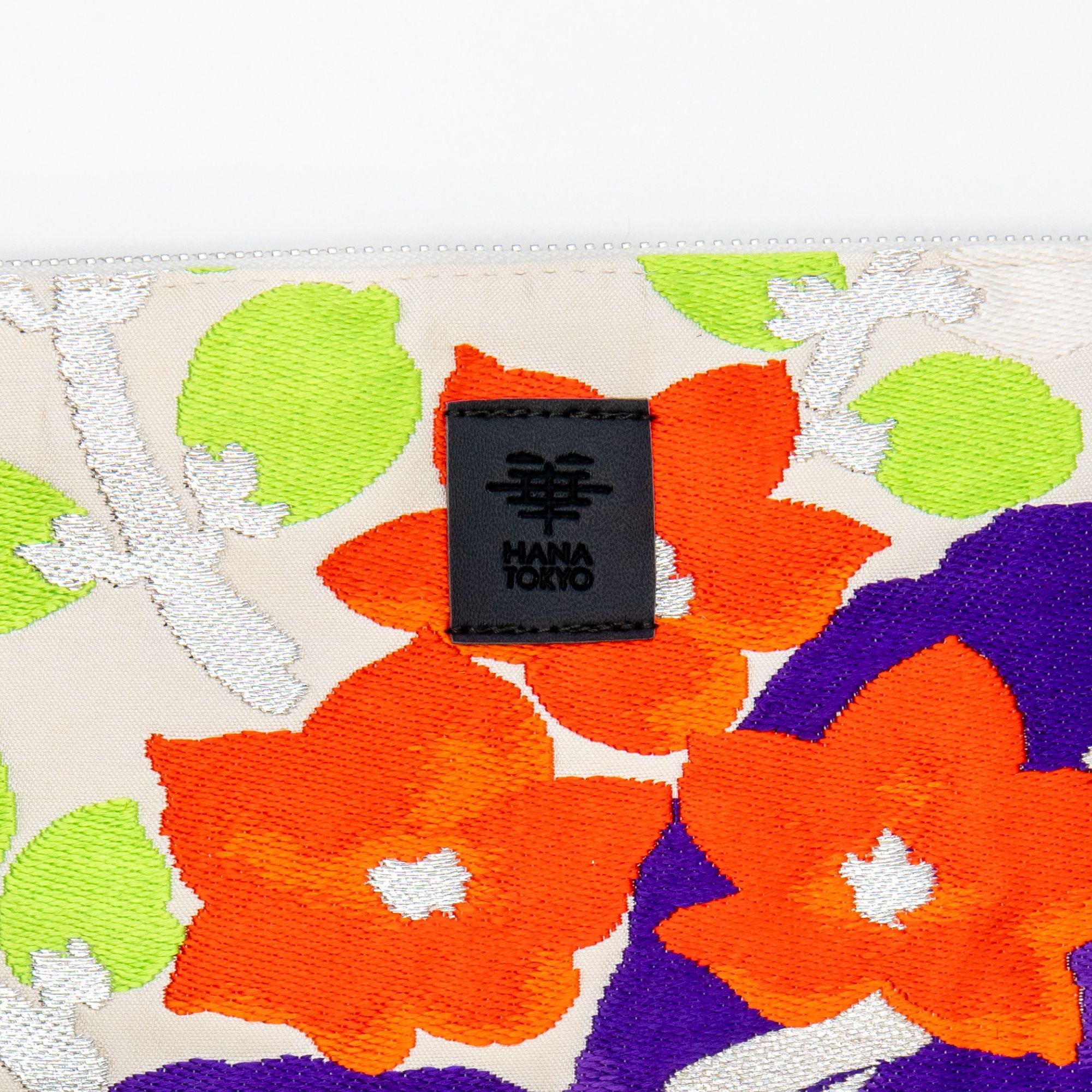 【HANA TOKYO】띠 파우치 블랙×골드・사야형