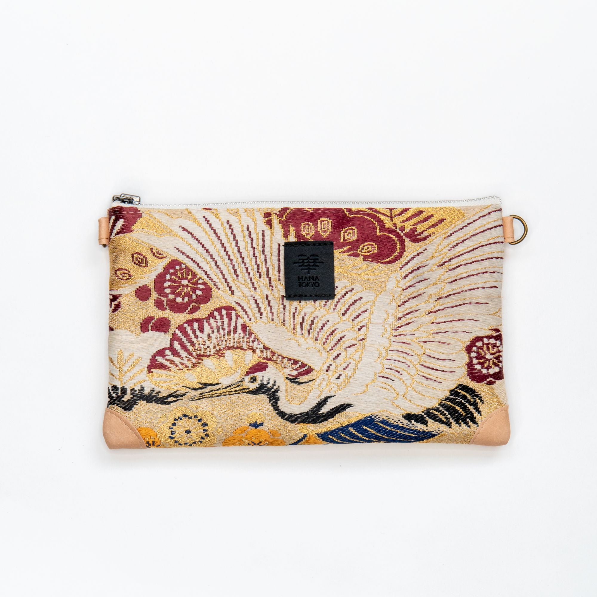 【HANA TOKYO】ポーチミディアム / 鶴 03