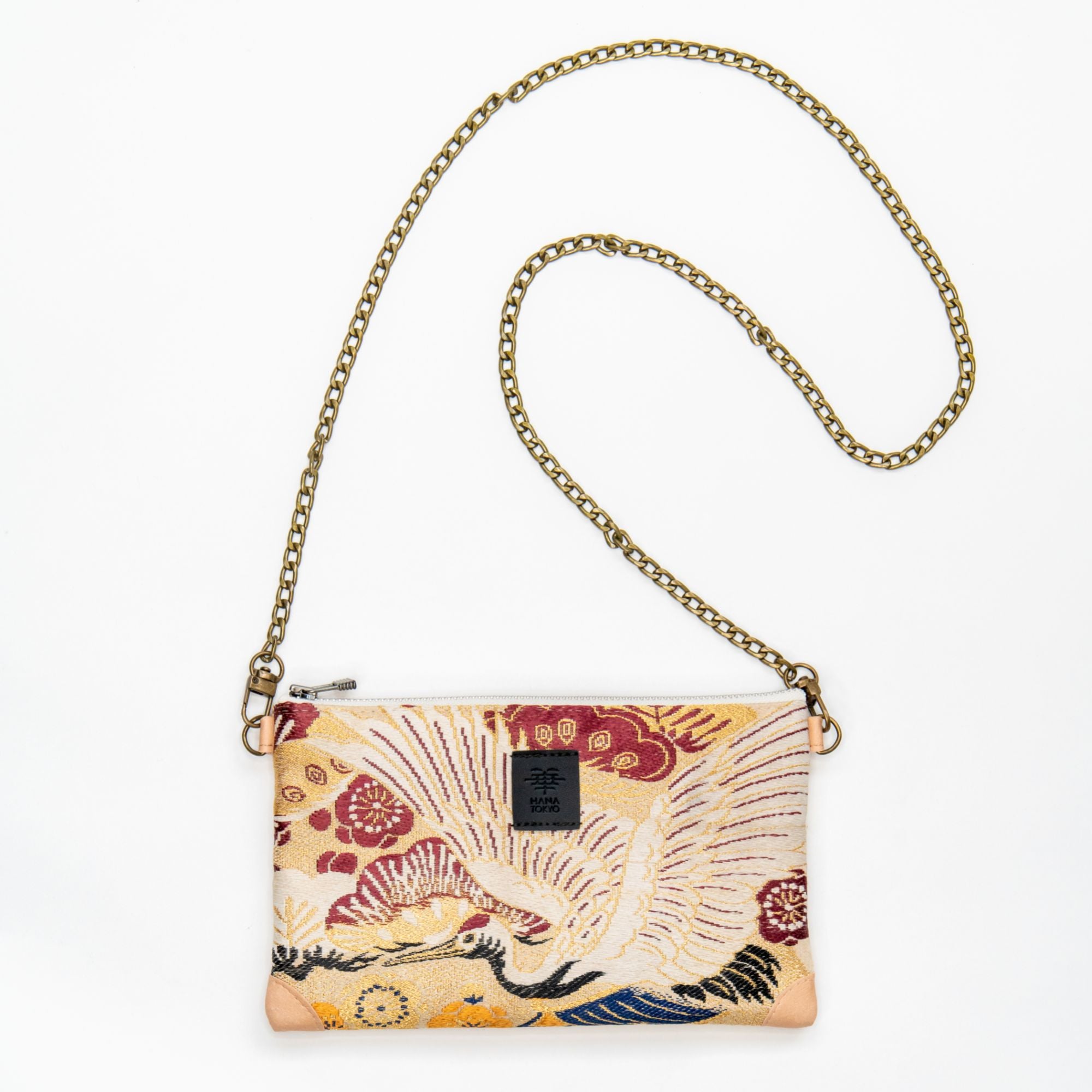 【HANA TOKYO】ポーチミディアム / 鶴 03