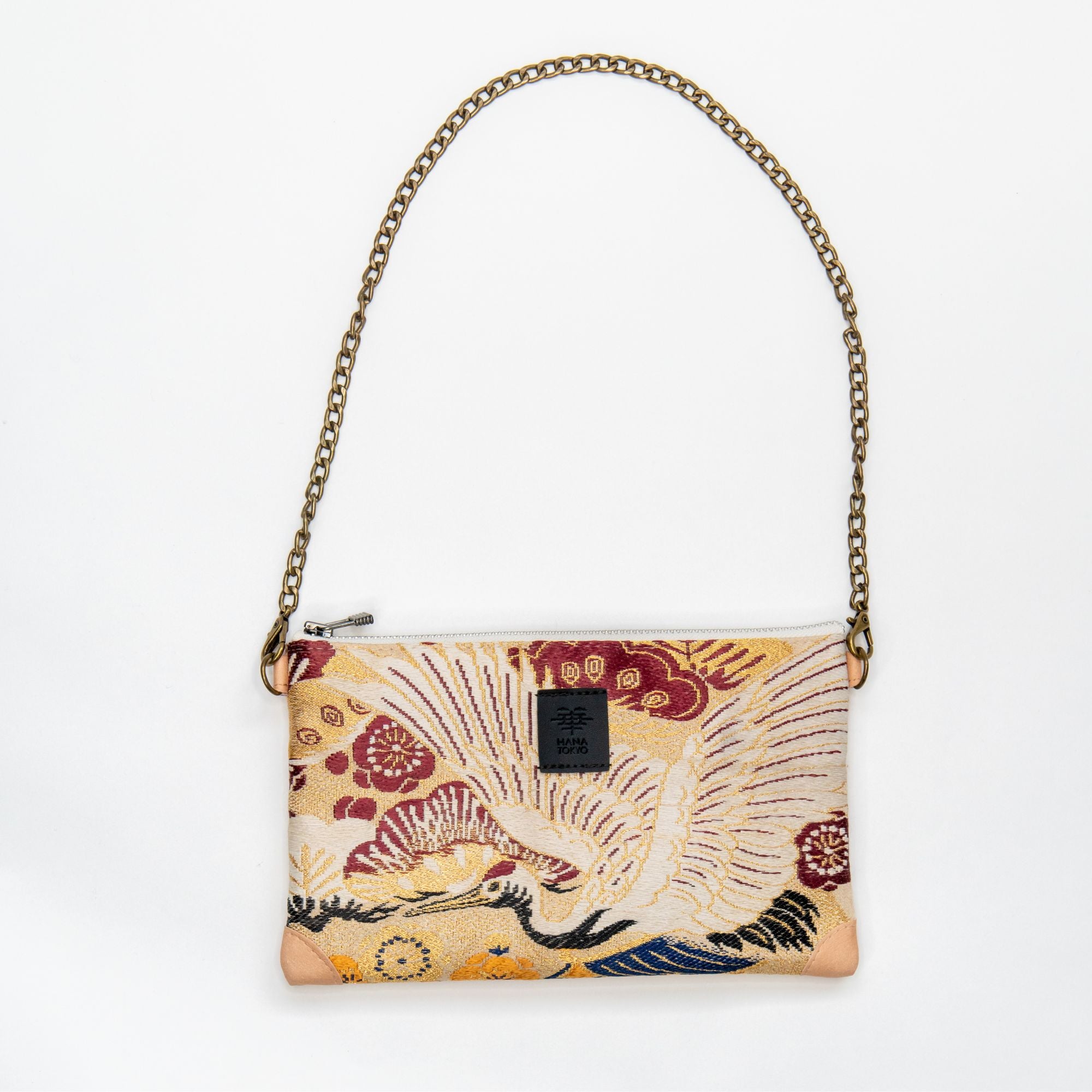【HANA TOKYO】ポーチミディアム / 鶴 03