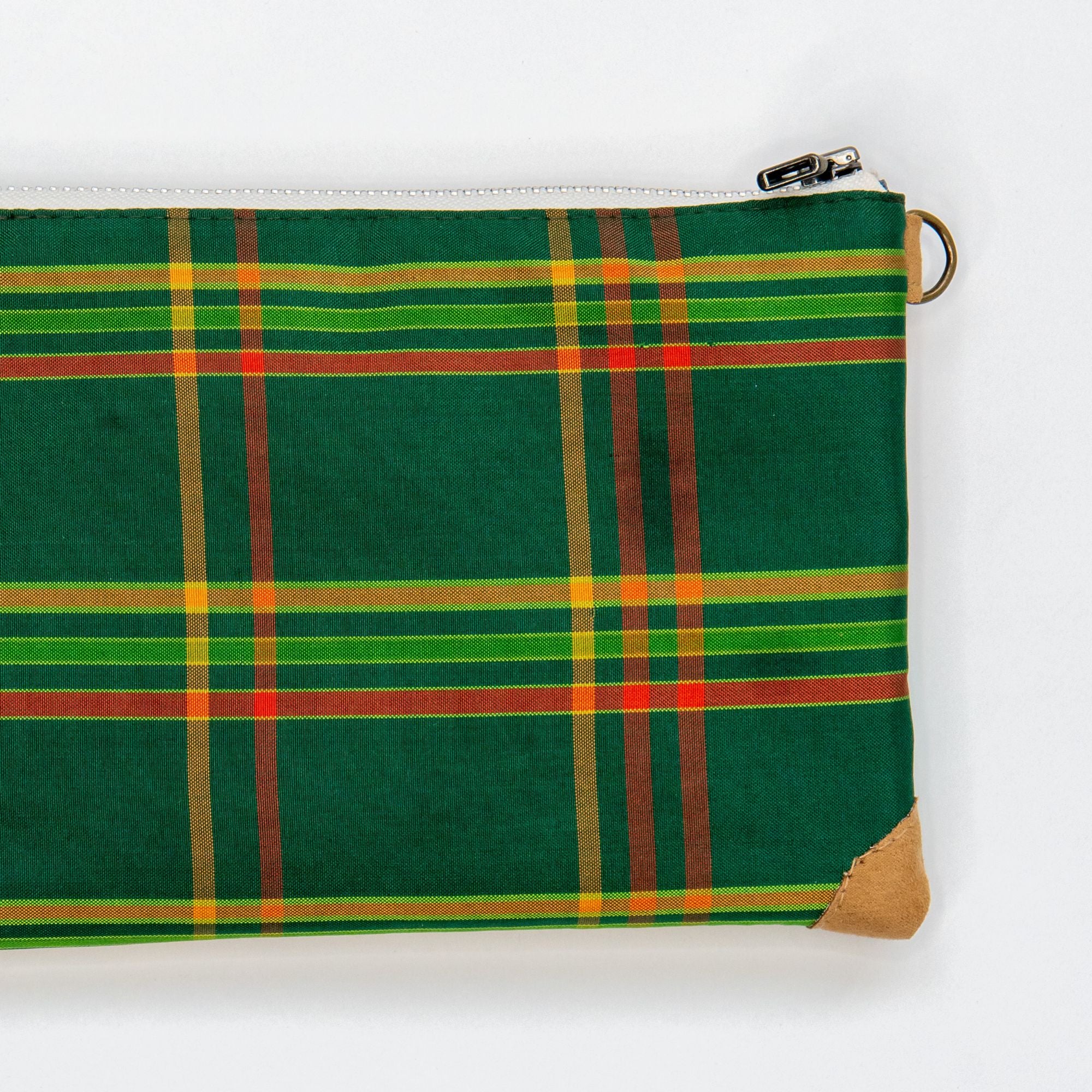 【HANA TOKYO】ポーチミディアム / 蝶ゴールド×グリーン