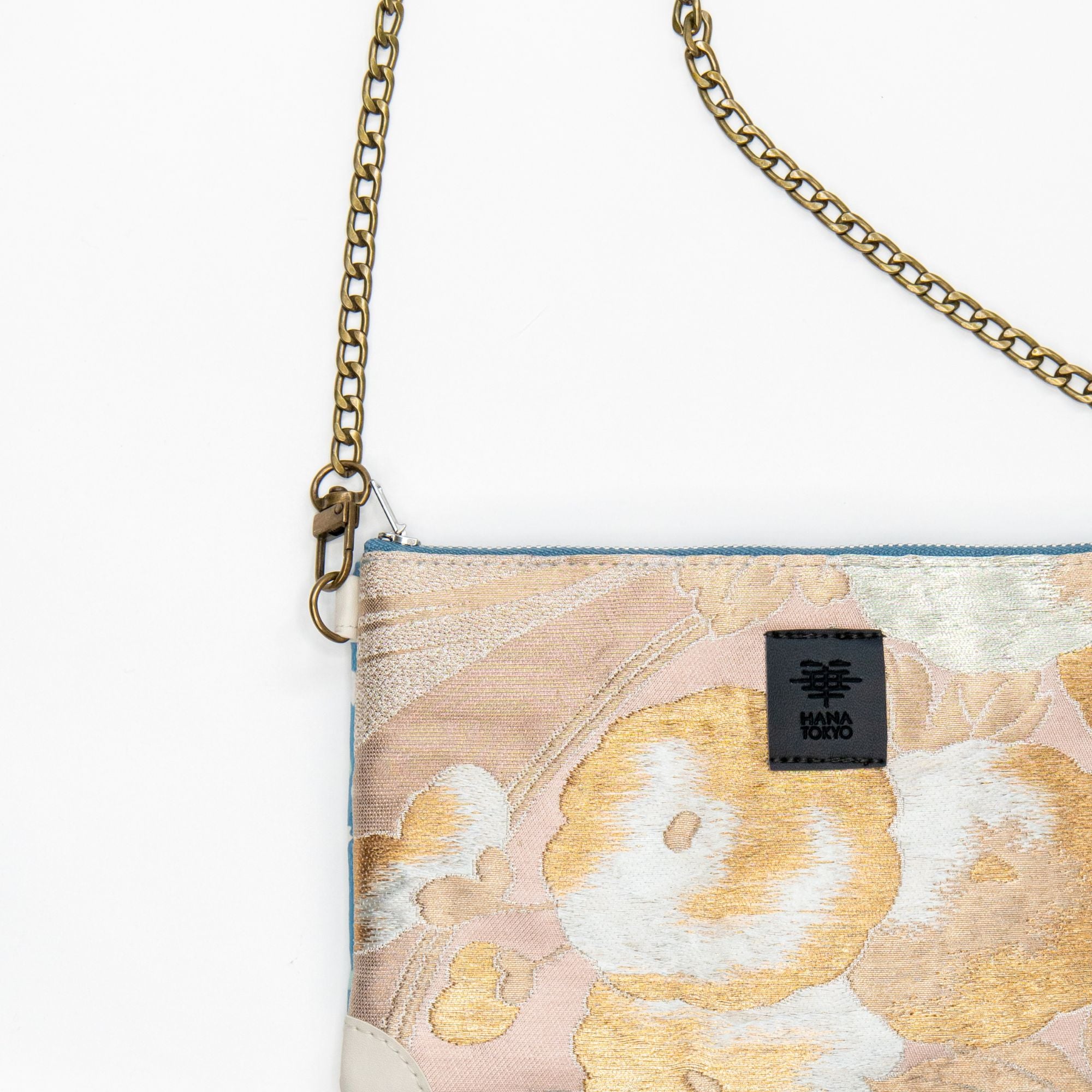 【HANA TOKYO】ポーチミディアム / 花ブルー