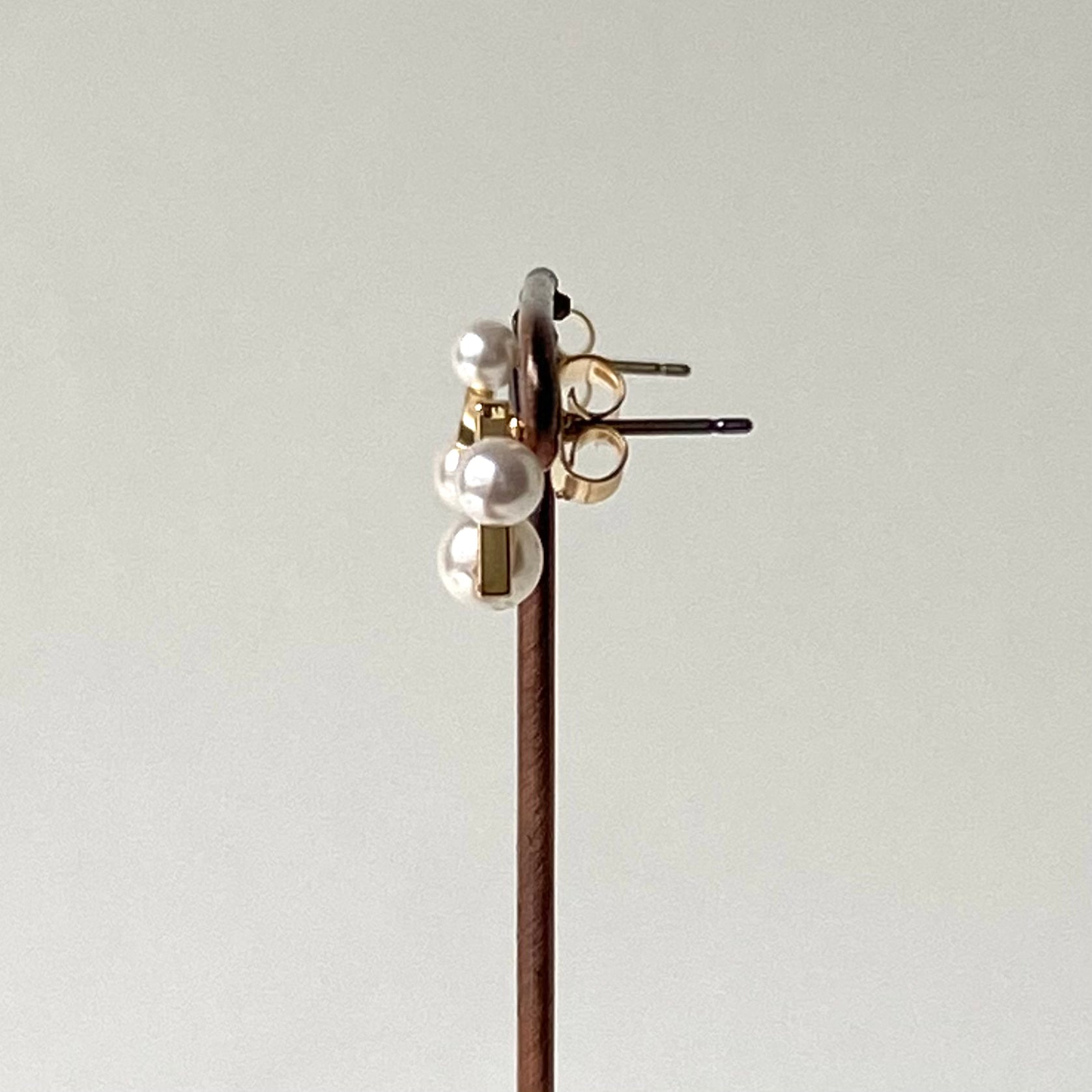 A la ka le to (pierced earrings) 3pieace