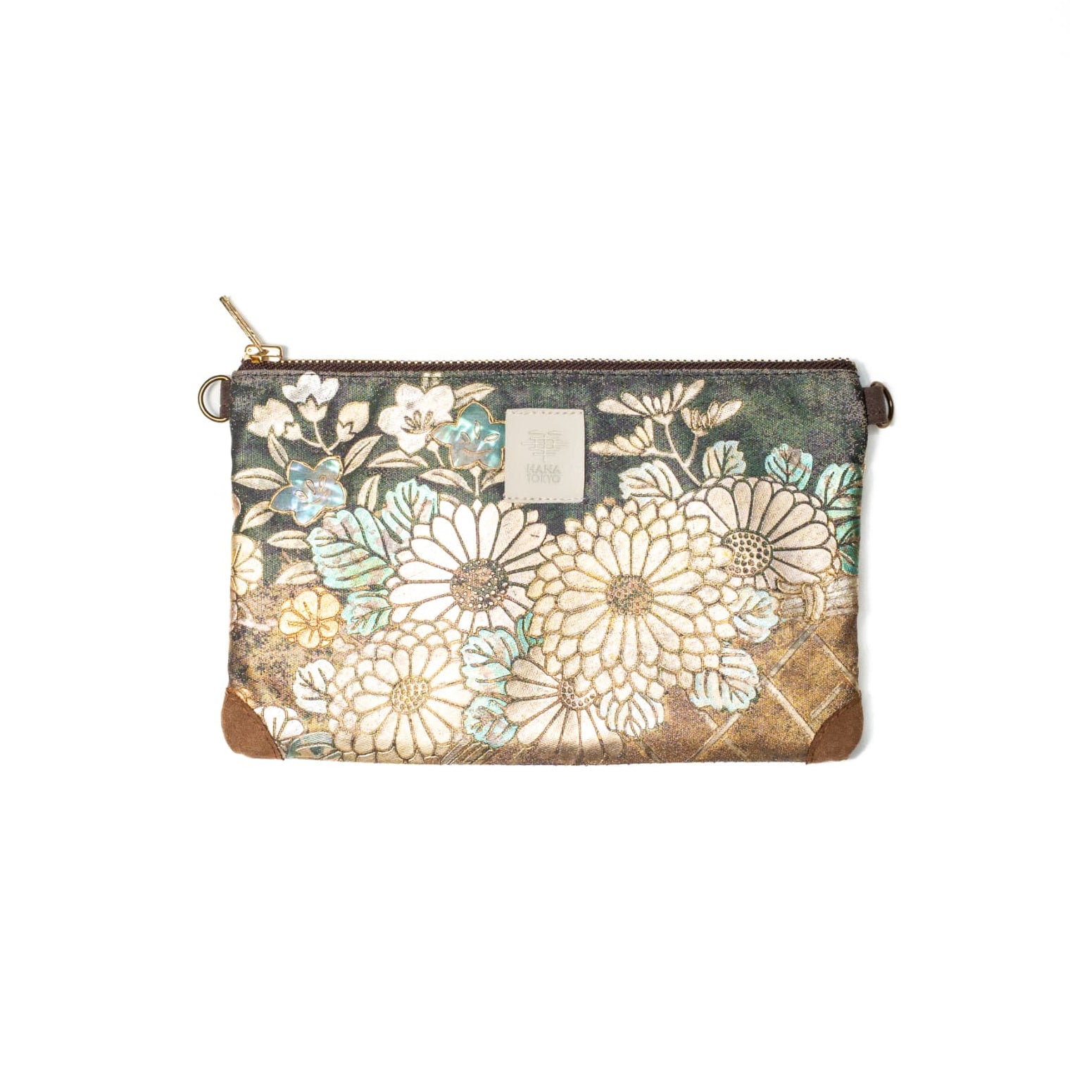 [HANA TOKYO] 高级中号白色菊花袋