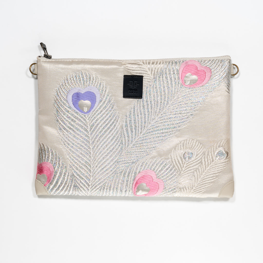 【HANA TOKYO】ポーチラージ / 孔雀羽シルバー