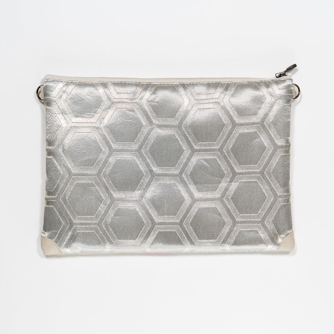 【HANA TOKYO】ポーチラージ / 孔雀羽シルバー