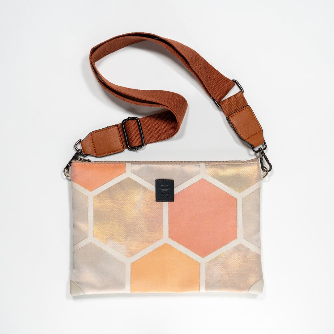 【HANA TOKYO】ポーチラージ / 亀甲オレンジ