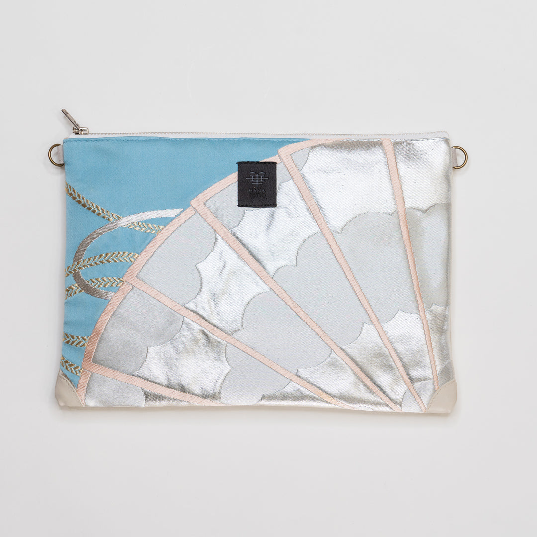 【HANA TOKYO】ポーチラージ / 扇ブルー