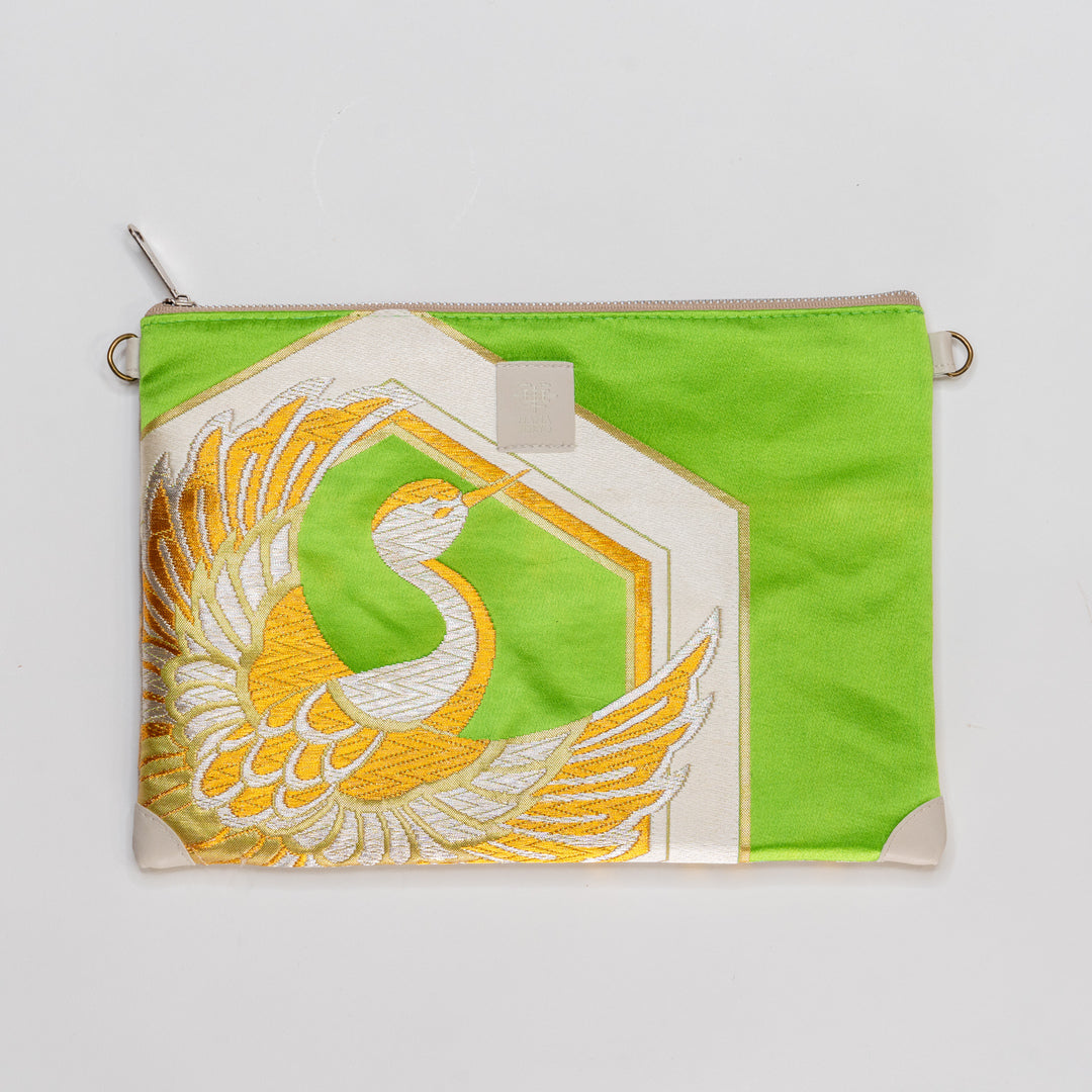 【HANA TOKYO】ポーチラージ / 鶴グリーン