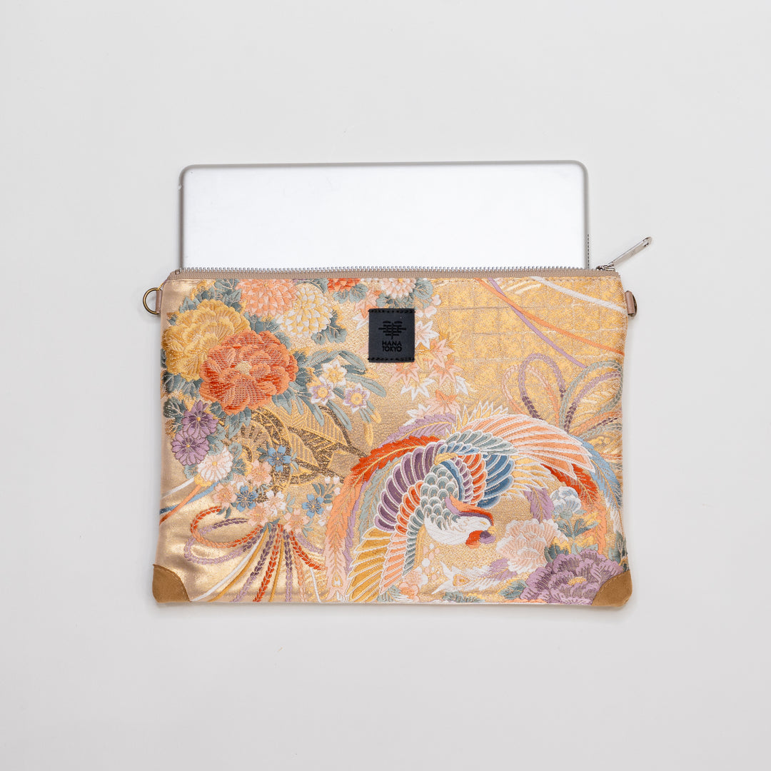 【HANA TOKYO】ポーチラージ / 花オレンジ２