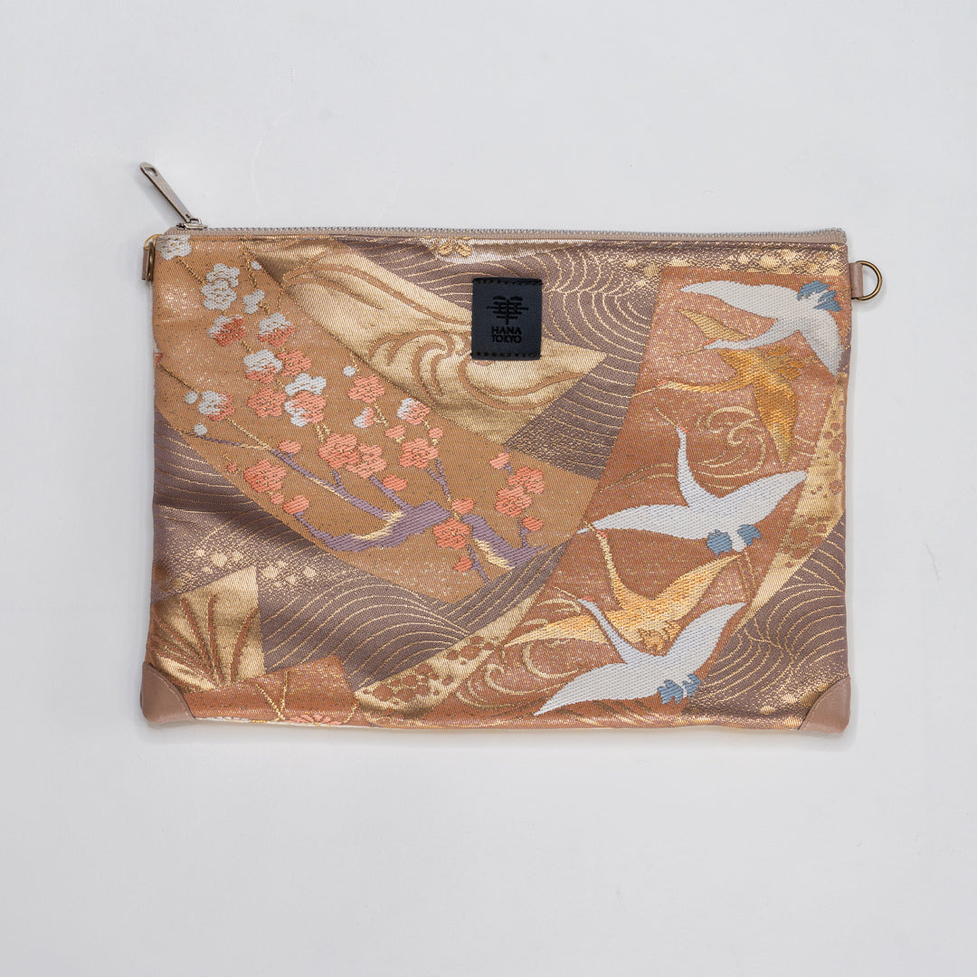 【HANA TOKYO】ポーチラージ / 鳥ブラウン