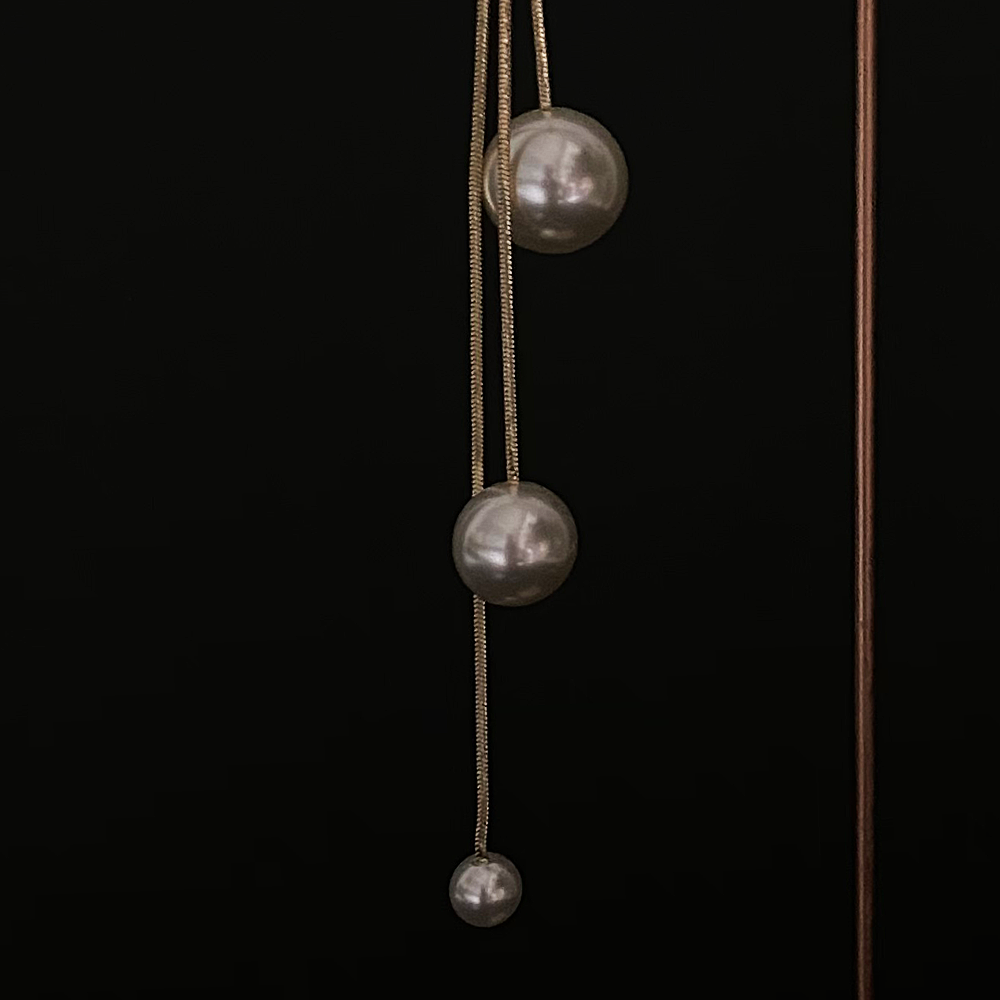 [Restock] Pearl four earrings