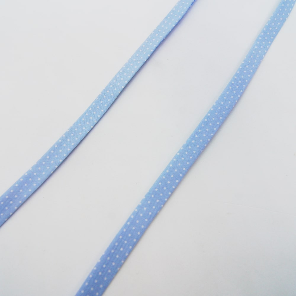 バイアステープ [Petit dot ドット] lightpink/lightblue