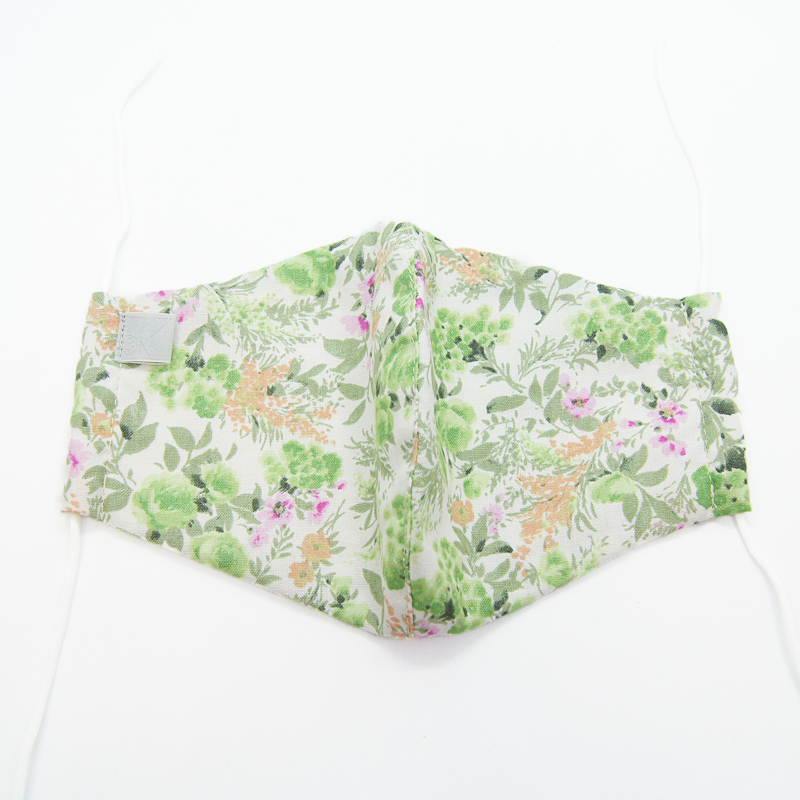 Comfortable to wear all season [Beauty mask] 3 kinds of floral patterns [Spring / Green Garden / Dahlia]