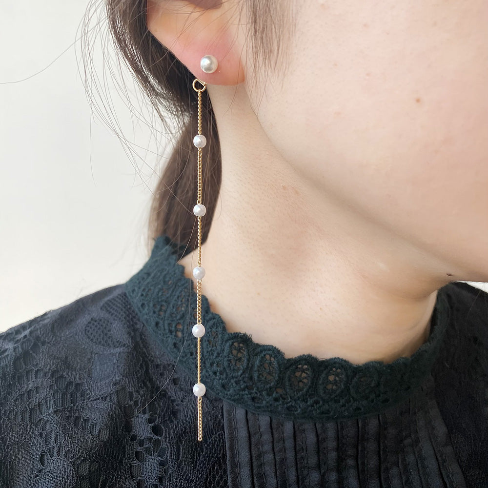 Raindrops (pierced earrings)